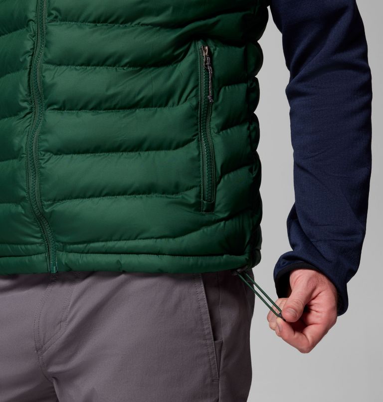 Men's Powder Lite II Vest, Color: Rain Forest, image 8