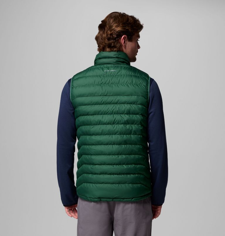 Men's Powder Lite II Vest, Color: Rain Forest, image 3