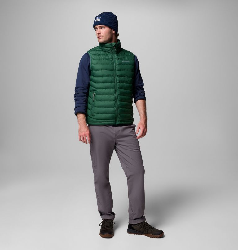 Men's Powder Lite II Vest, Color: Rain Forest, image 2