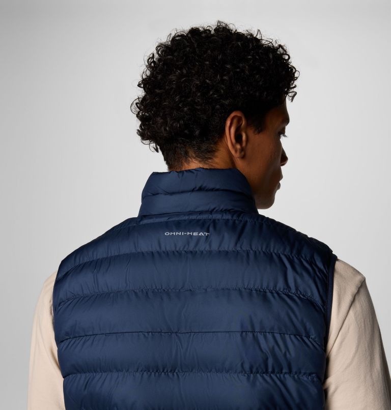 Men's Powder Lite II Vest, Color: Collegiate Navy, image 6