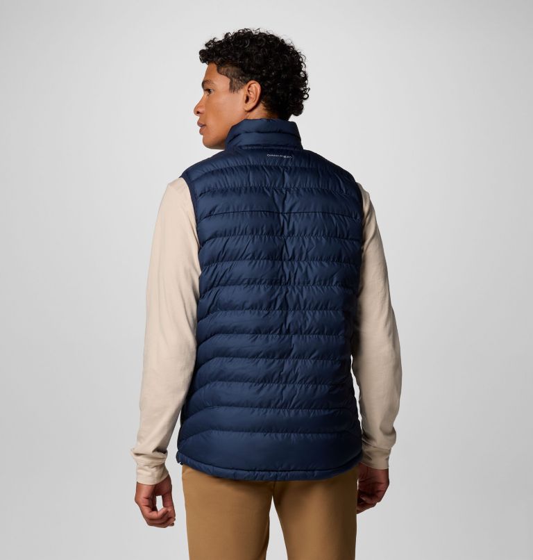Men's Powder Lite II Vest, Color: Collegiate Navy, image 2