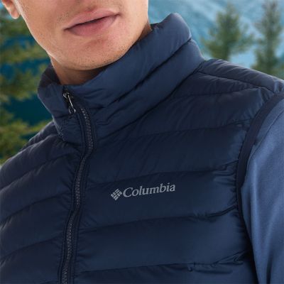 Model with a protective chin guard.