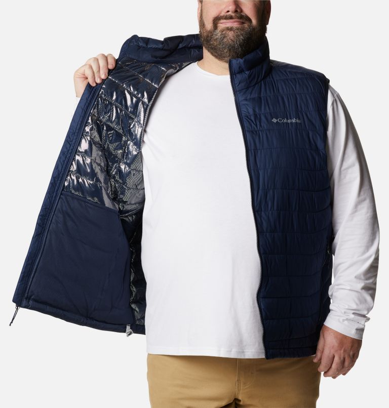 Chaleco aislante Powder Lite II para hombre - Talla grande, Color: Collegiate Navy, image 5