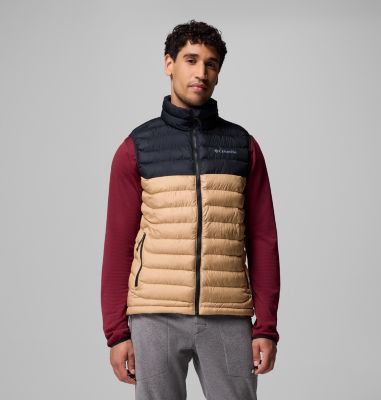 Gilet Isolé Powder Lite II Homme, Color: Canoe, Black, image 1