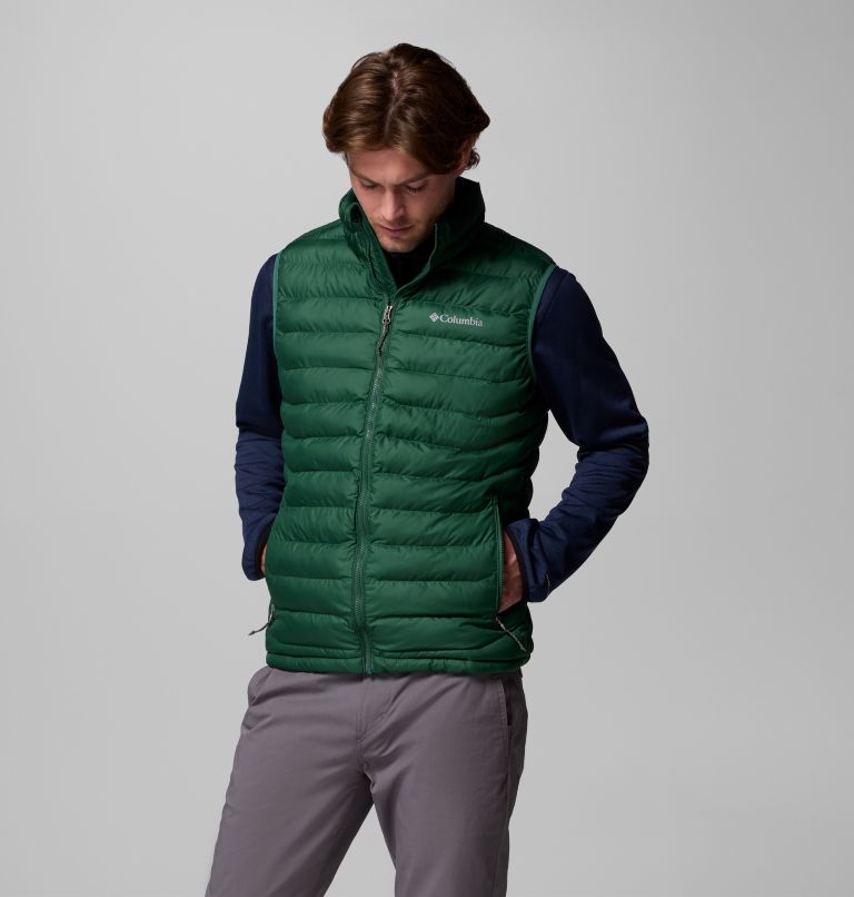 Chaleco aislante Powder Lite II para hombre, Color: Rain Forest, image 5