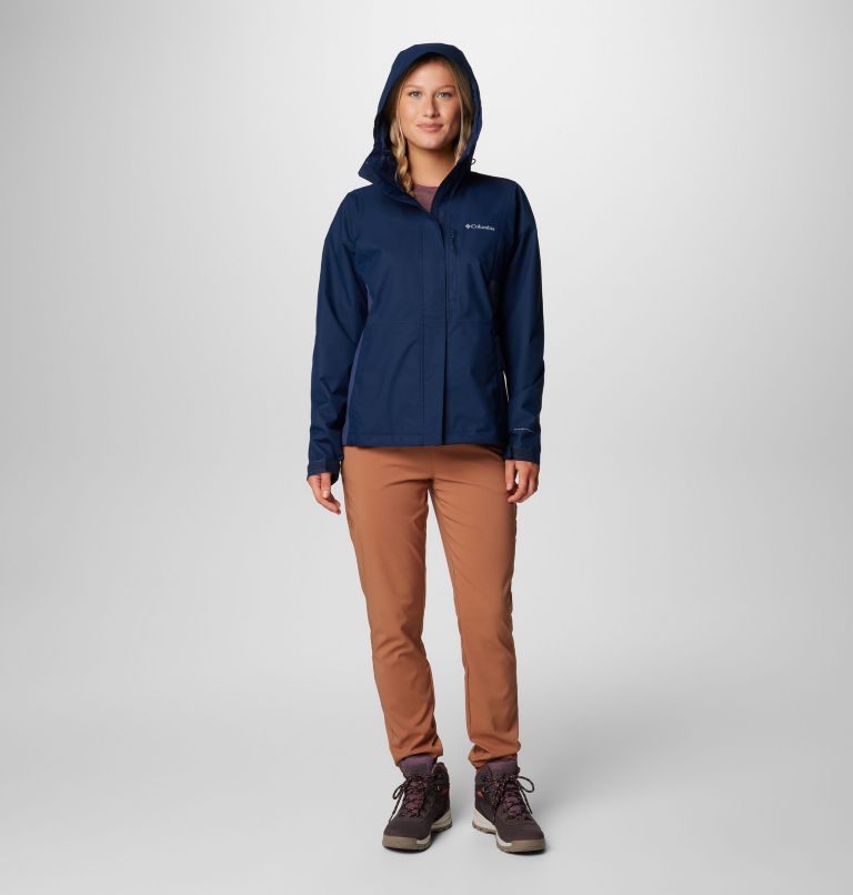 Women's Hikebound II Jacket, Color: Collegiate Navy, Nocturnal, image 3