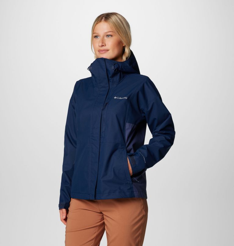 Women's Hikebound II Jacket, Color: Collegiate Navy, Nocturnal, image 4