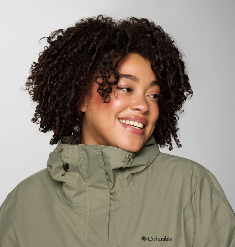 Women's Hikebound II Jacket - Plus Size, Color: Stone Green, image 5