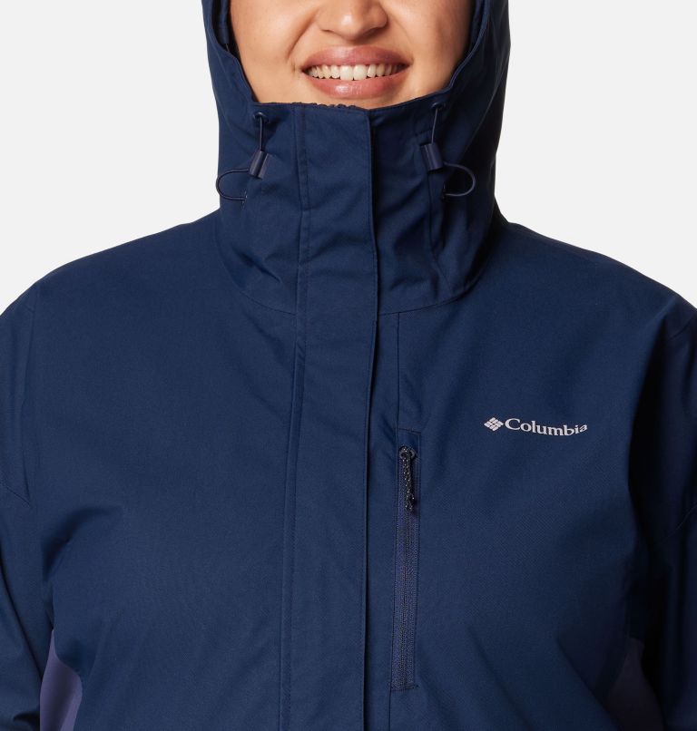 Women's Hikebound II Jacket - Plus Size, Color: Collegiate Navy, Nocturnal, image 4