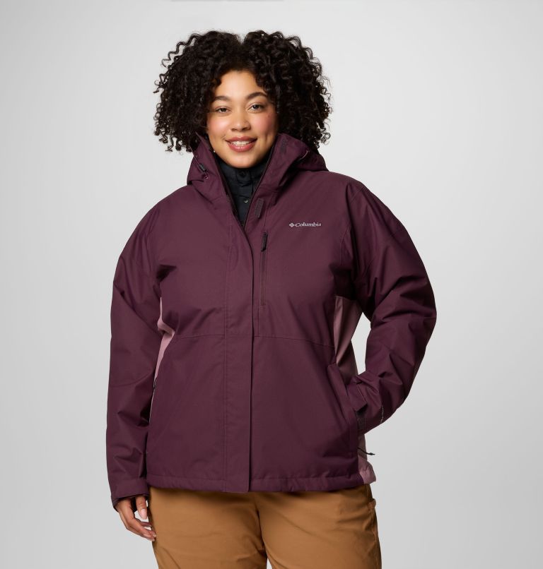 Columbia rain jacket womens plus best sale