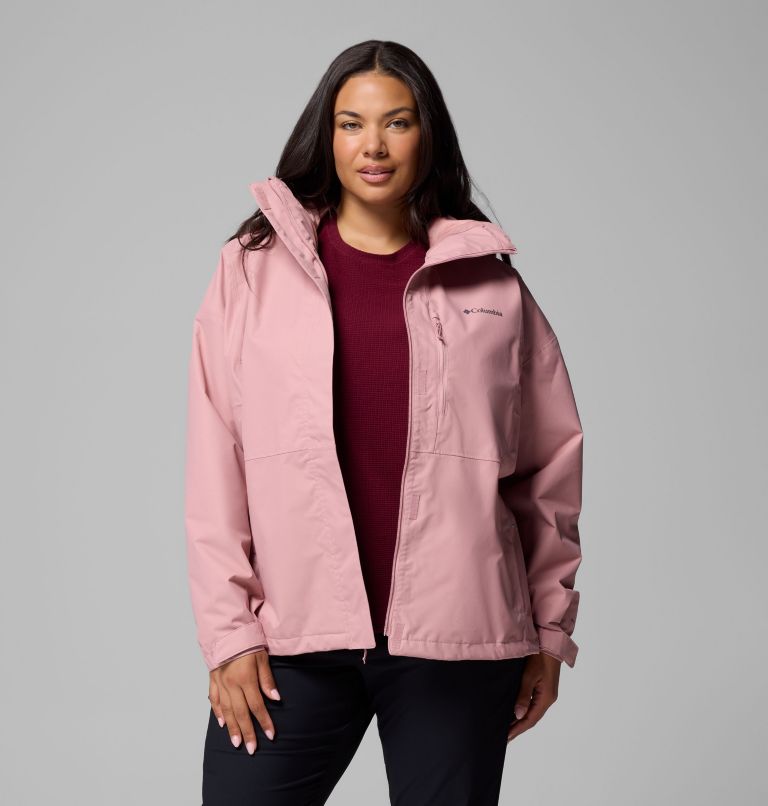 Women's Hikebound II Jacket - Plus Size, Color: Eraser Pink, image 5
