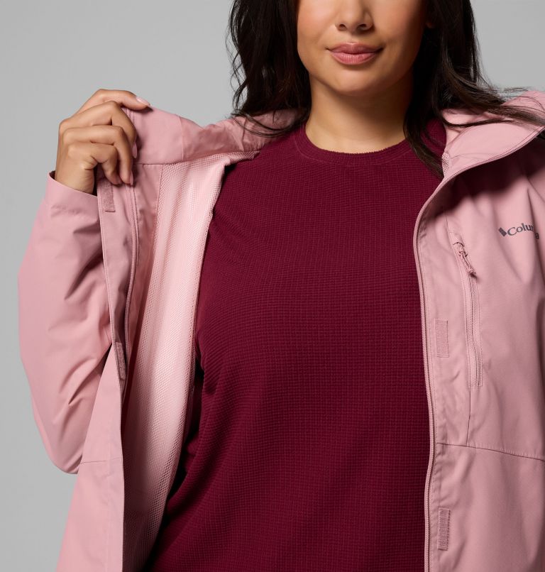 Women's Hikebound II Jacket - Plus Size, Color: Eraser Pink, image 6