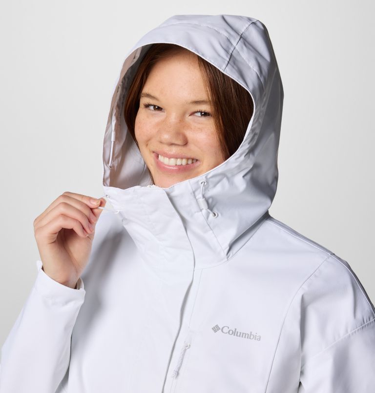 Women's Hikebound II Waterproof Jacket, Color: White, Chalk, image 5