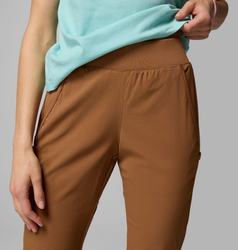 Women's Leslie Falls Pull-On Pants, Color: Camel Brown, image 4