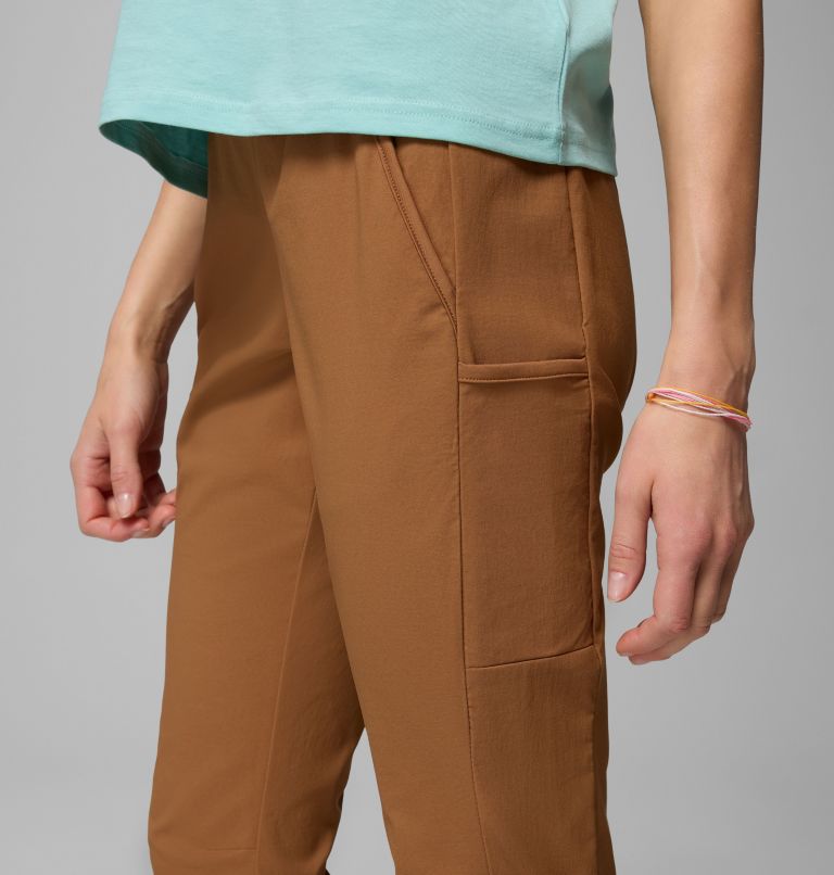 Women's Leslie Falls Pull-On Pants, Color: Camel Brown, image 7