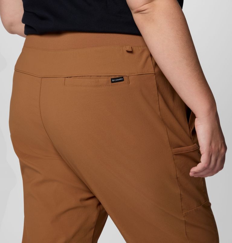 Women's Leslie Falls Pull-On Pants - Plus Size, Color: Camel Brown, image 7