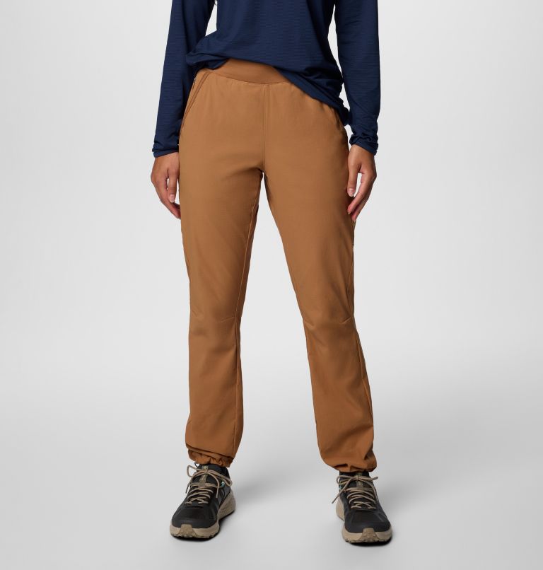 Women's Leslie Falls II Trousers, Color: Camel Brown, image 1