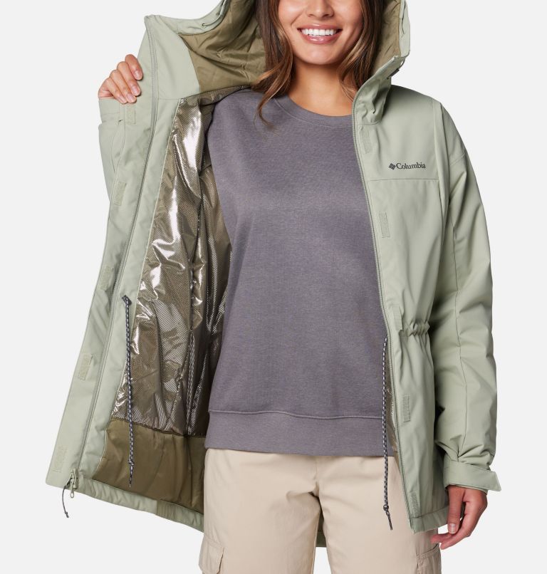 Women's Hikebound II Long Insulated Jacket, Color: Safari, image 5