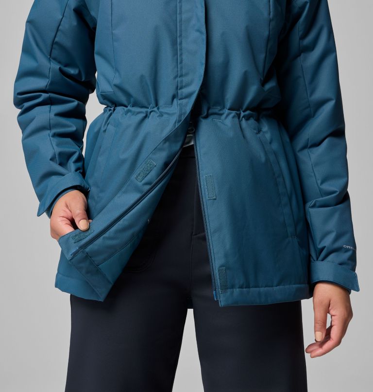 Women's Hikebound II Long Insulated Jacket, Color: Everblue, image 7