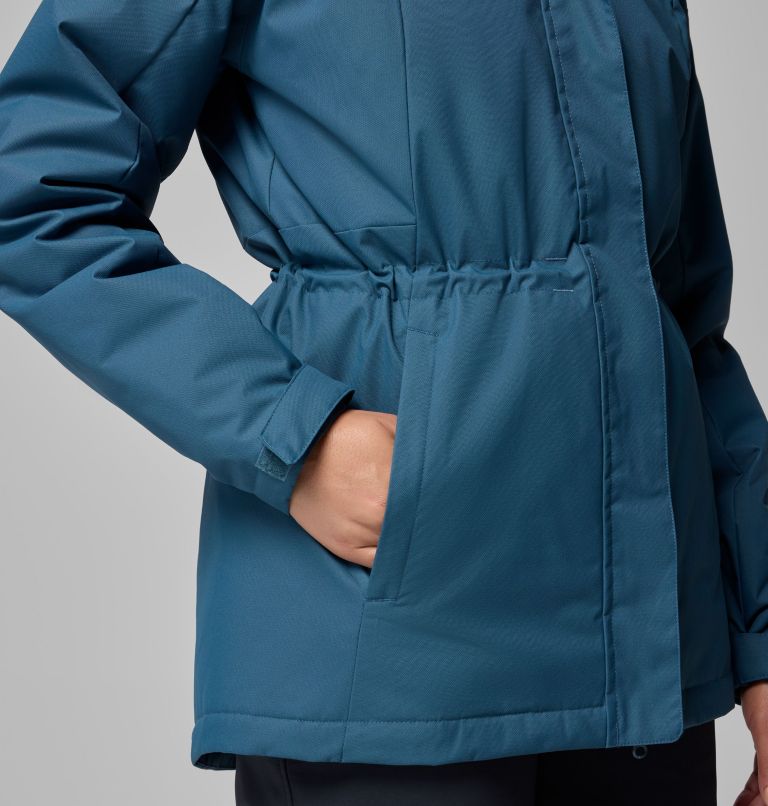 Women's Hikebound II Long Insulated Jacket, Color: Everblue, image 9