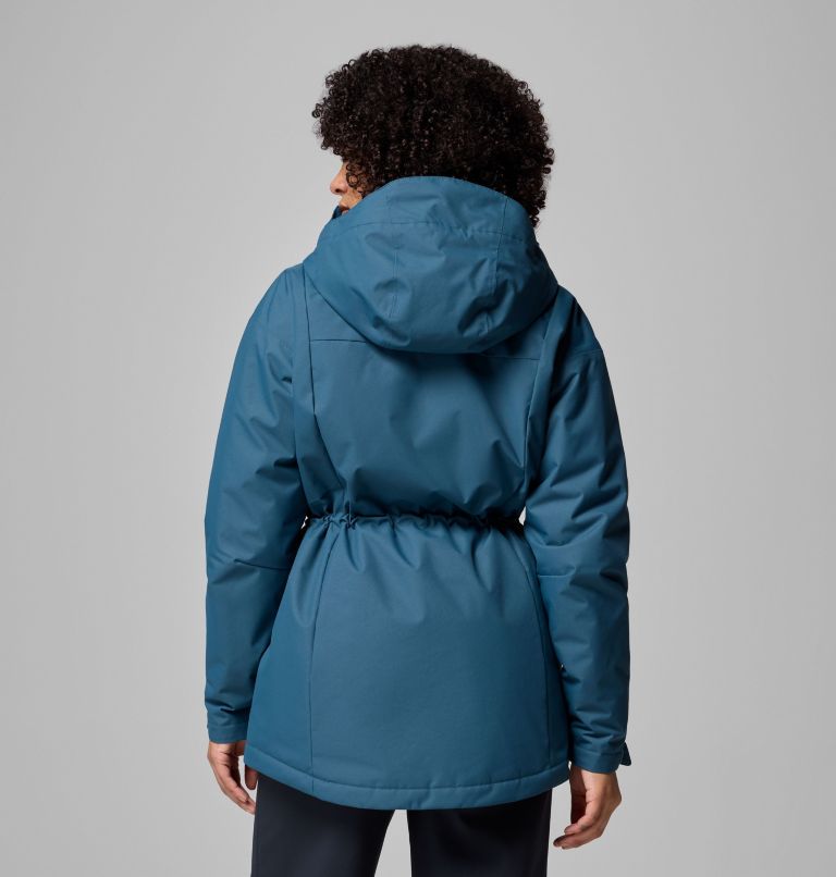 Women's Hikebound II Long Insulated Jacket, Color: Everblue, image 3