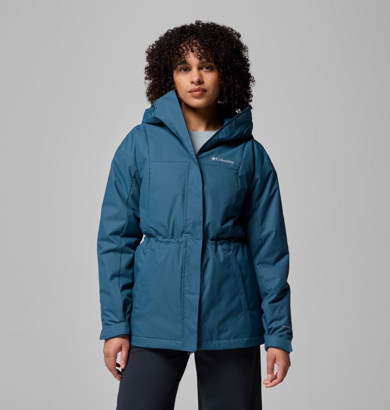 Women's Hikebound II Long Insulated Jacket, Color: Everblue, image 1