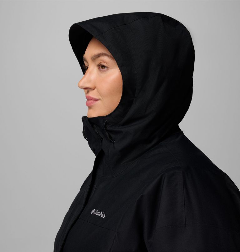 Women's Hikebound II Long Insulated Jacket - Plus Size, Color: Black, image 8