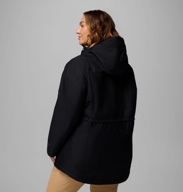 Women's Hikebound II Long Insulated Jacket - Plus Size, Color: Black, image 3