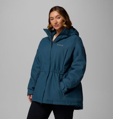Women's Hikebound II Long Insulated Jacket - Plus Size, Color: Everblue, image 8