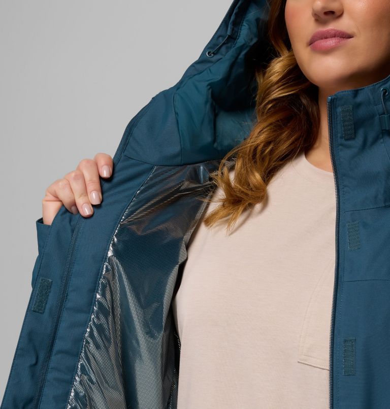 Women's Hikebound II Long Insulated Jacket - Plus Size, Color: Everblue, image 6