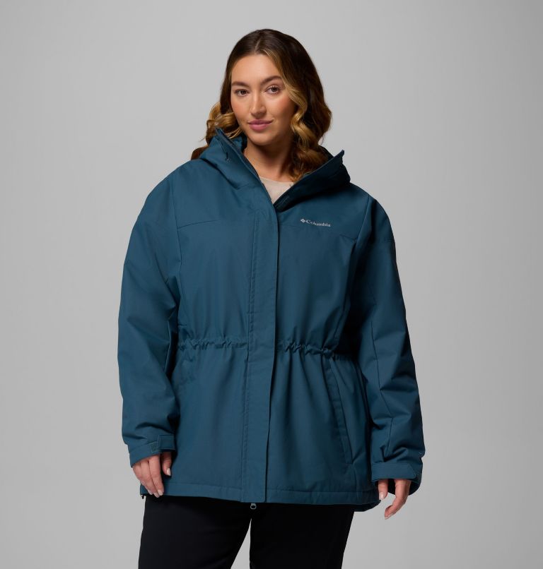 Women's Hikebound II Long Insulated Jacket - Plus Size, Color: Everblue, image 1