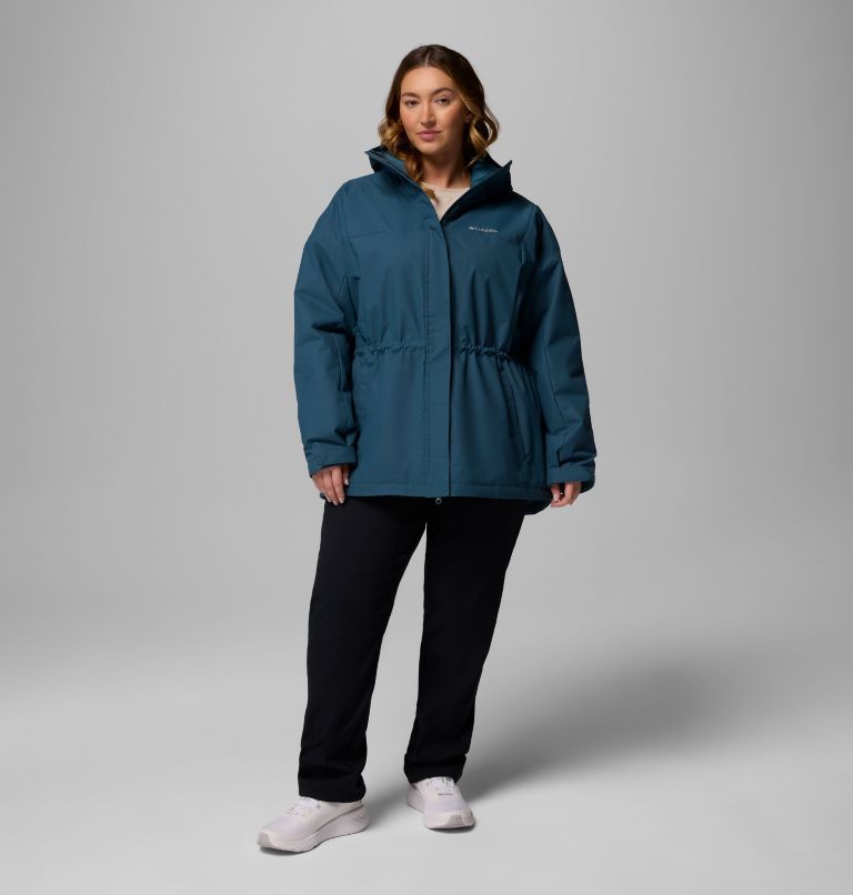 Women's Hikebound II Long Insulated Jacket - Plus Size, Color: Everblue, image 2