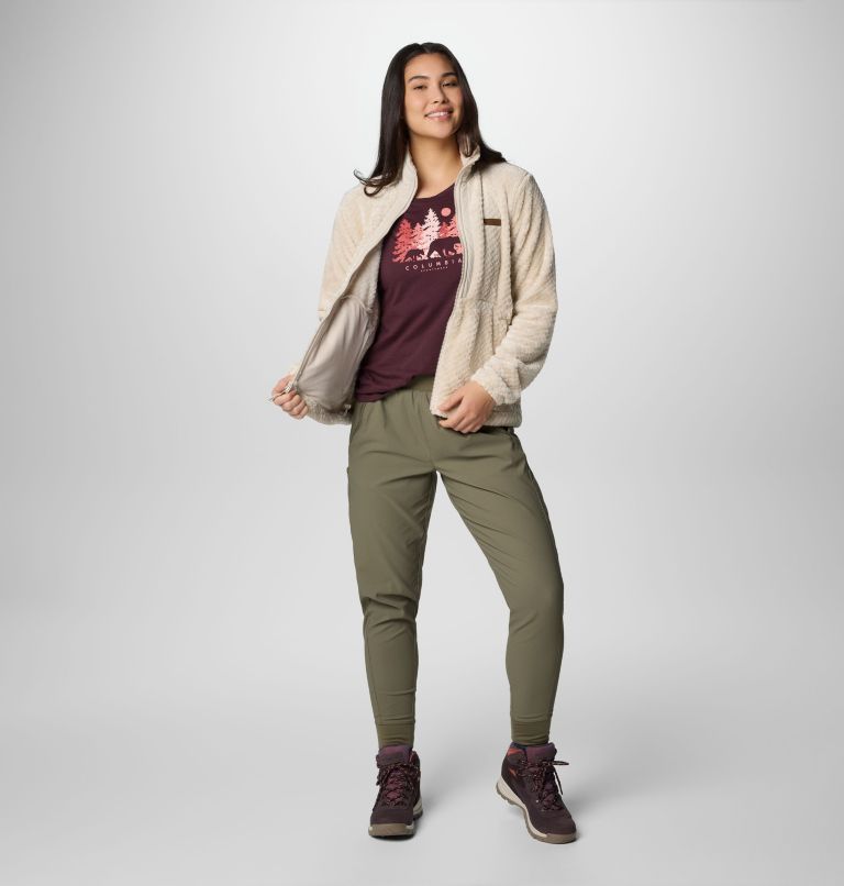 Columbia Leslie Falls Jogger 2 - Pantaloni Da Jogging Donna Impermeabili, Con Tante Tasche E Protezione Solare UPF 50