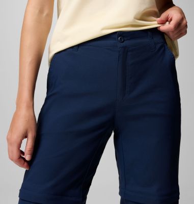 Women's Leslie Falls Hiking Convertible Trousers, Color: Collegiate Navy, image 4