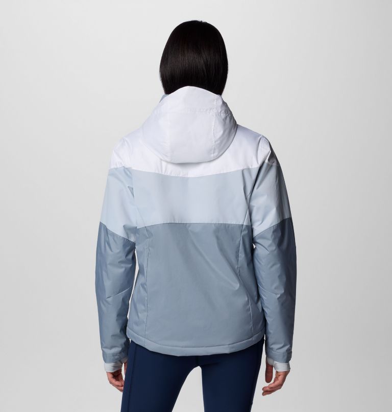Women's Tipton Peak III Insulated Jacket, Color: White, Cirrus Grey Dobby, Tradewinds Gry, image 2