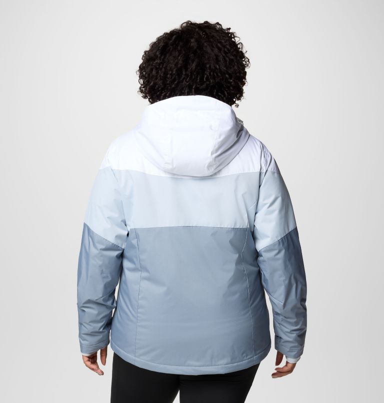 Women's Tipton Peak III Insulated Jacket - Plus Size, Color: White, Cirrus Grey Dobby, Tradewinds Gry, image 2
