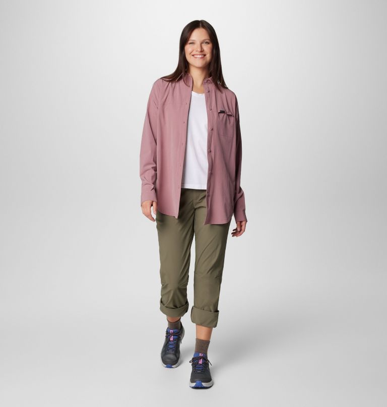 Women's Leslie Falls Pants II, Color: Stone Green, image 3