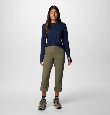 Women's Leslie Falls II Trousers, Color: Stone Green, image 3