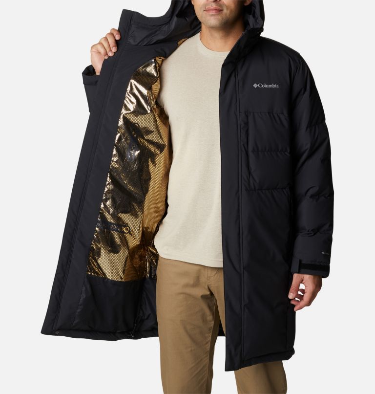 Long columbia omni heat coat on sale