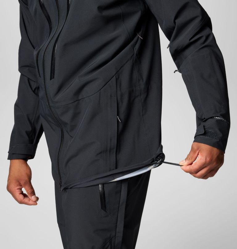 Men's Platinum Peak II 3L Waterproof Ski Shell, Color: Black, image 9