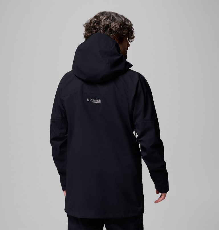 Men's Platinum Peak II 3L Waterproof Ski Shell, Color: Black, image 3