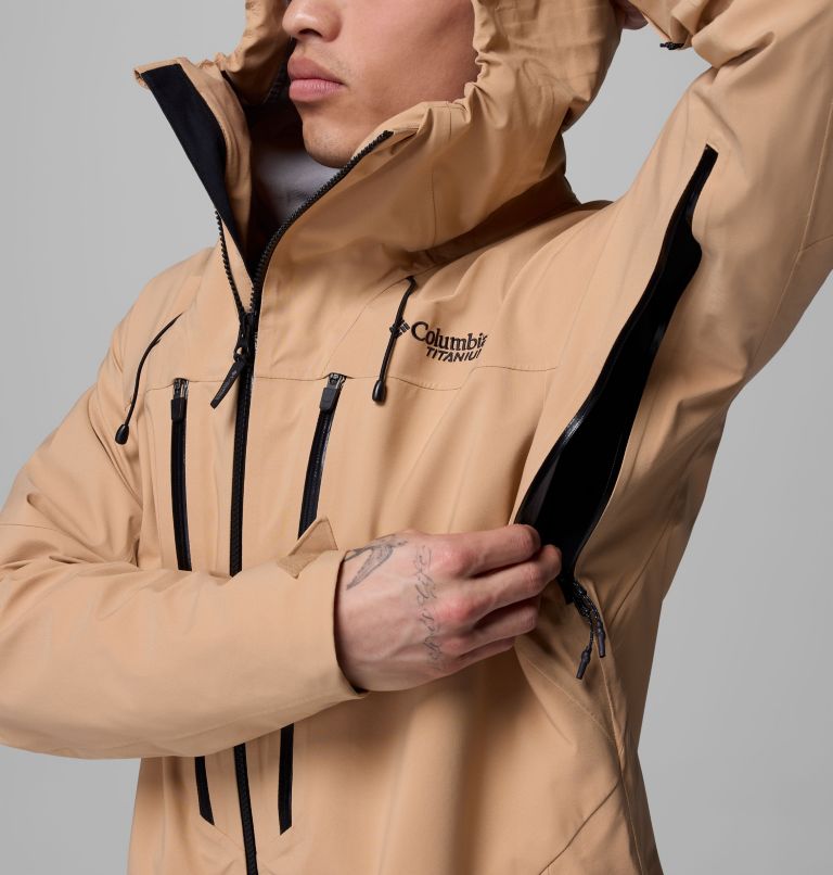 Men's Platinum Peak II 3L Shell Jacket, Color: Canoe, image 8