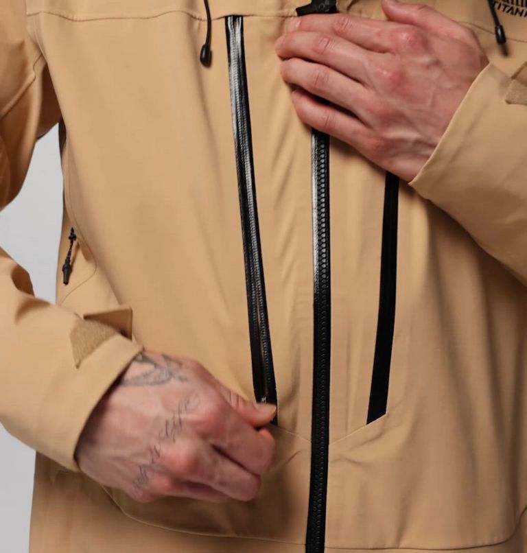 Men's Platinum Peak II 3L Shell Jacket, Color: Canoe