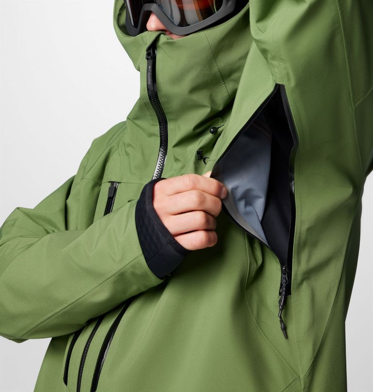 Men's Platinum Peak II 3L Waterproof Ski Shell, Color: Canteen, image 6