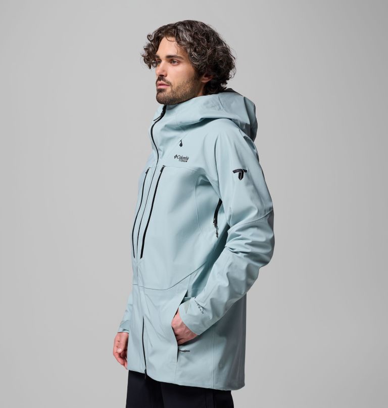 Men's Platinum Peak II 3L Shell Jacket, Color: Crushed Blue, image 4
