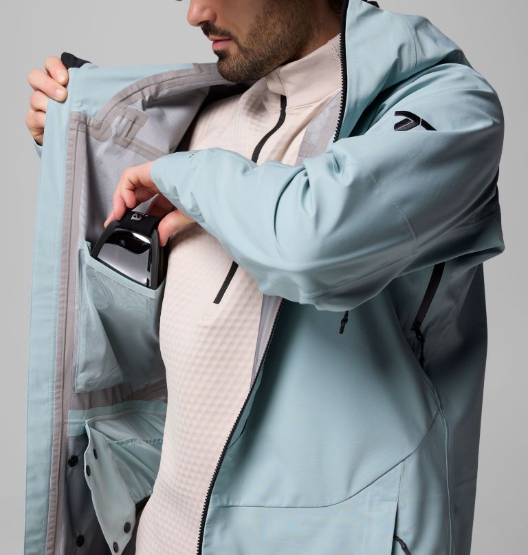 Men's Platinum Peak II 3L Shell Jacket, Color: Crushed Blue, image 5