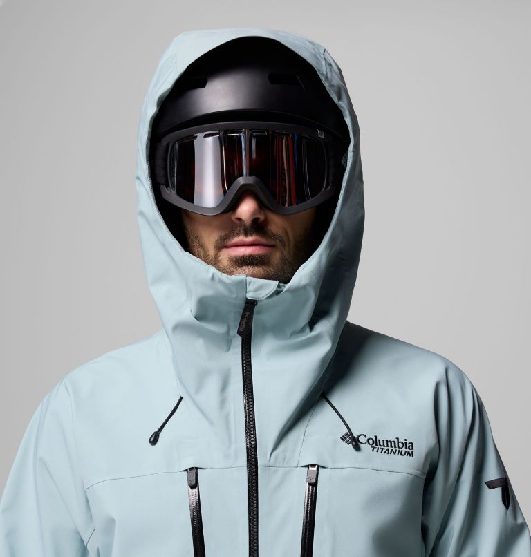 Men's Platinum Peak II 3L Shell Jacket, Color: Crushed Blue, image 7