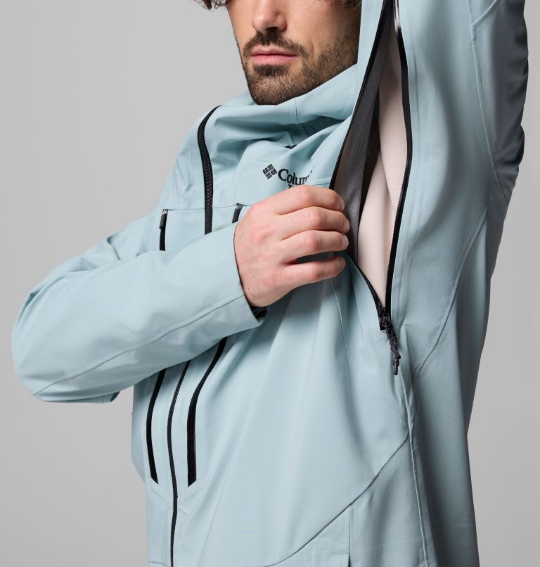 Men's Platinum Peak II 3L Shell Jacket, Color: Crushed Blue, image 8