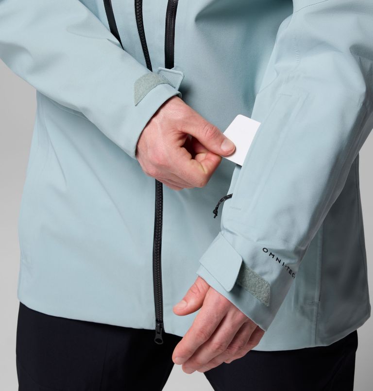 Men's Platinum Peak II 3L Shell Jacket, Color: Crushed Blue, image 9