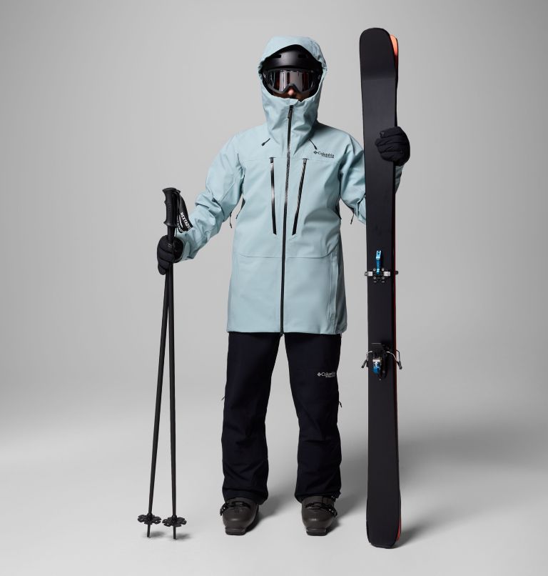 Men's Platinum Peak II 3L Shell Jacket, Color: Crushed Blue, image 2